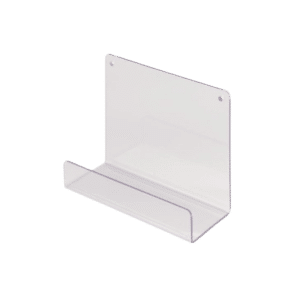 Transparente Wandhalterung aus Acryl für AED